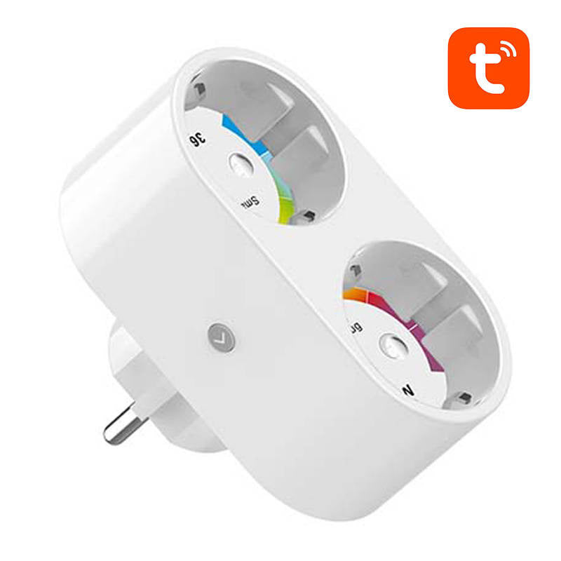 Gosund Διπλή Έξυπνη Πρίζα Εξωτερική WiFi SP211 3500W Tuya (Λευκό)