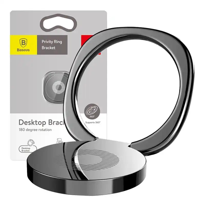 Baseus Ring Holder Κινητού Privity Bracket (Μαύρο)