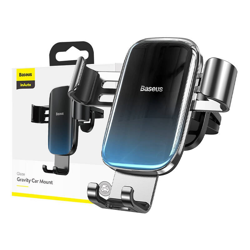 Baseus Βάση Κινητού για το Αυτοκίνητο Glaze Gravity με Ρυθμιζόμενα Άγκιστρα (Μαύρο)