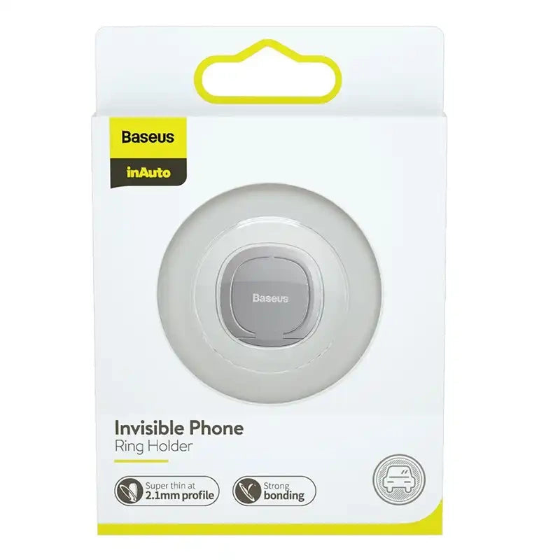 Baseus Ring Holder Κινητού Invisible Ultra Thin (Ασημί)