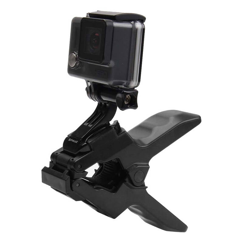 Holder with clip Puluz for sports cameras (DJI, GoPro, Insta360) PU179