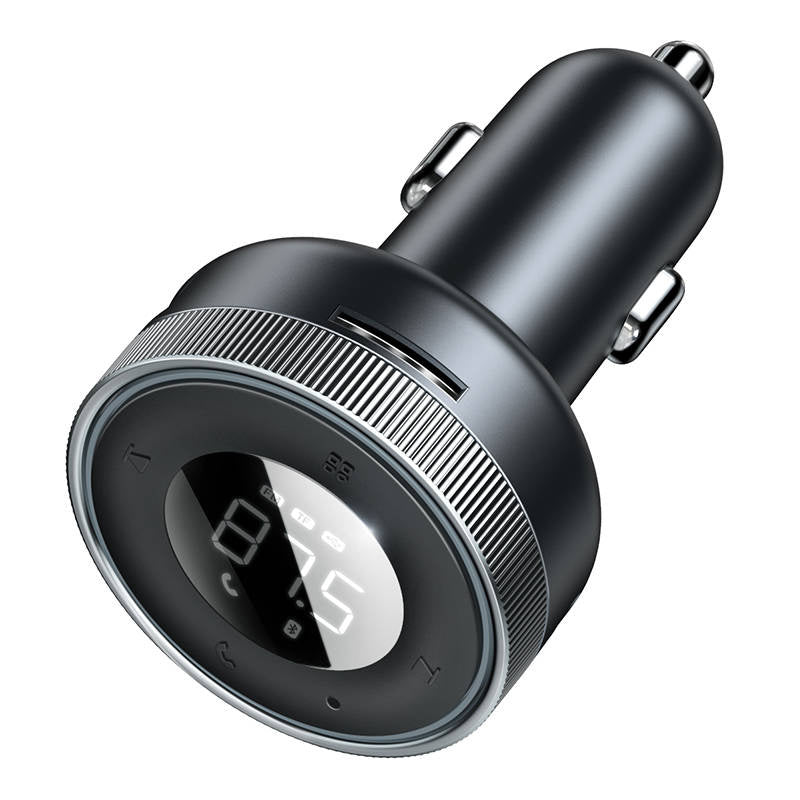 Baseus Transmitter/Φορτιστής Αυτοκινήτου Enjoy, MP3, Bluetooth 5.0, MicroSD, AUX (Μαύρο)
