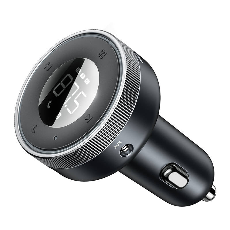 Baseus Transmitter/Φορτιστής Αυτοκινήτου Enjoy, MP3, Bluetooth 5.0, MicroSD, AUX (Μαύρο)