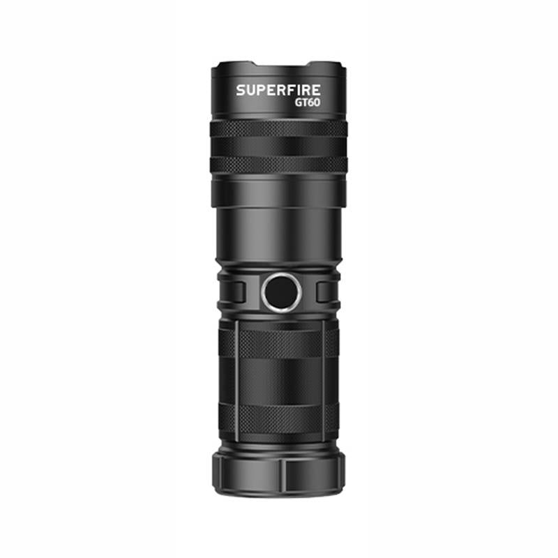 Φακός Superfire GT60 – 2600 lm, 2 λειτουργίες, USB-C
