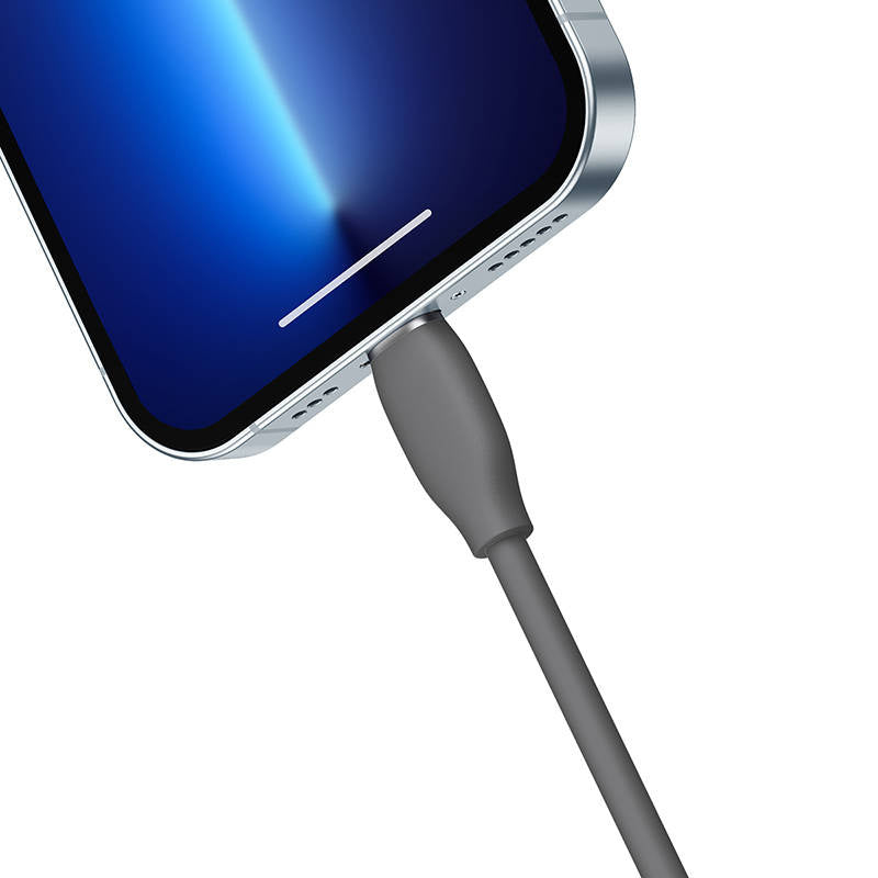 Καλώδιο USB do Lightning Baseus Jelly, 2,4A 1,2m (czarny)