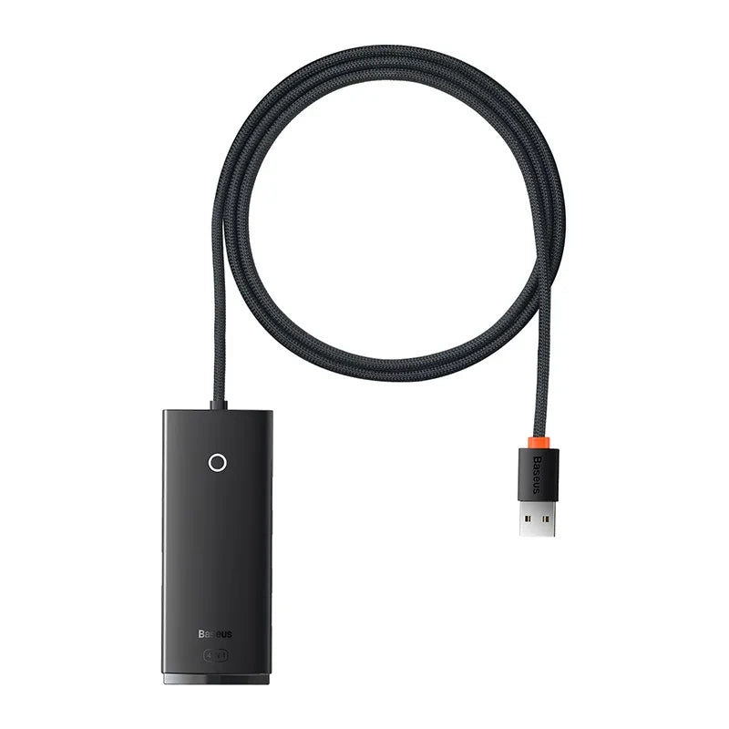 Baseus Hub 4σε1 USB σε 4xUSB 3.0Lite Series, 1m (Μαύρο)