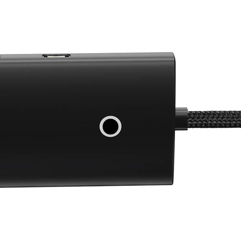 Baseus Hub 4σε1 USB-C σε 4x USB 3.0 + USB-C Lite Series, 1m (Μαύρο)