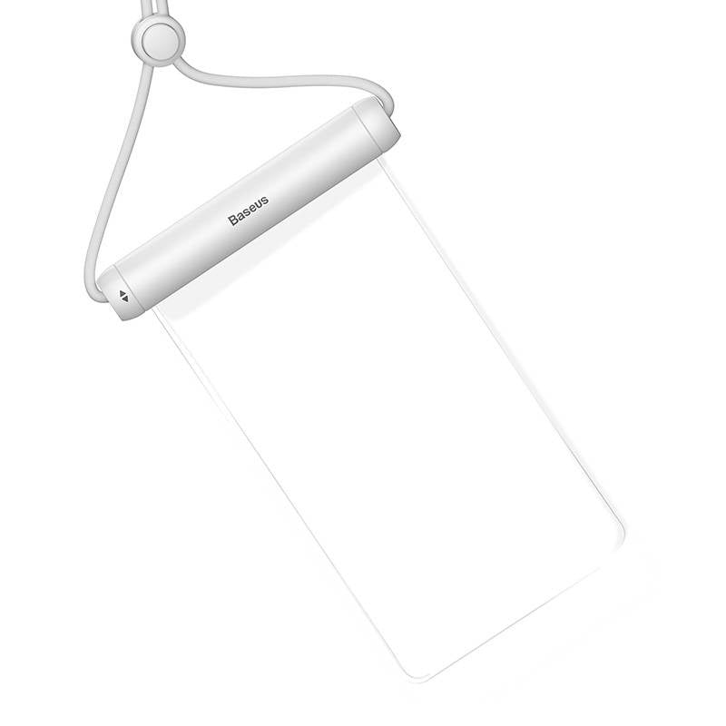 Baseus Αδιάβροχη Θήκη για Smartphone Cylinder Slide-Cover (Λευκό)