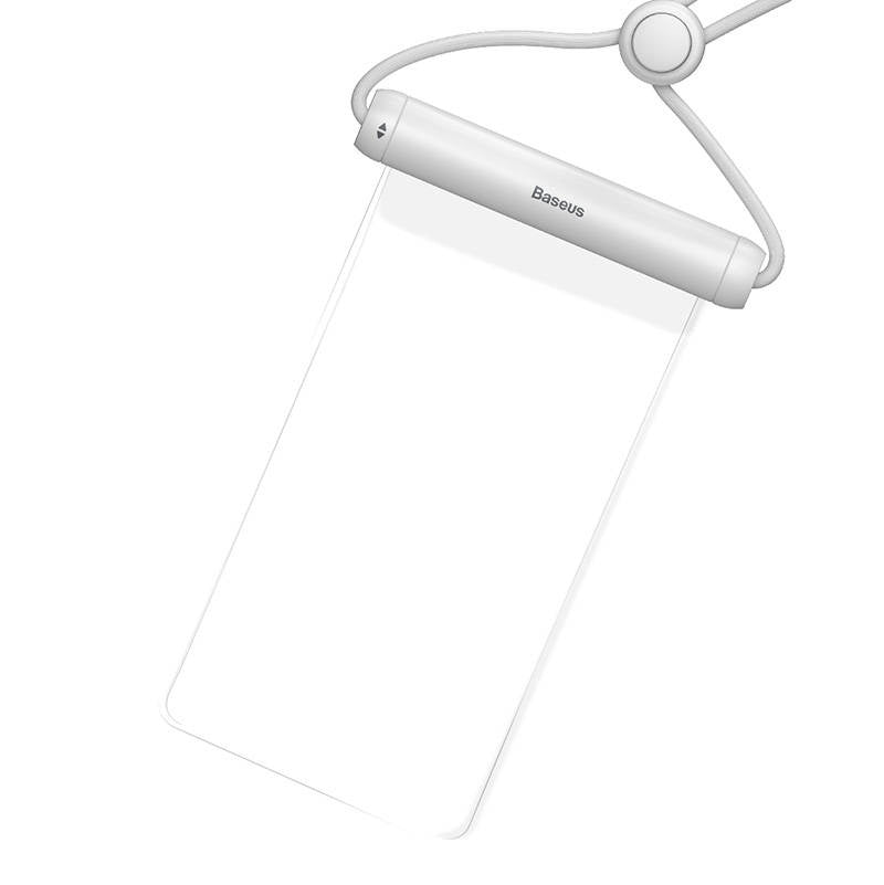Baseus Αδιάβροχη Θήκη για Smartphone Cylinder Slide-Cover (Λευκό)