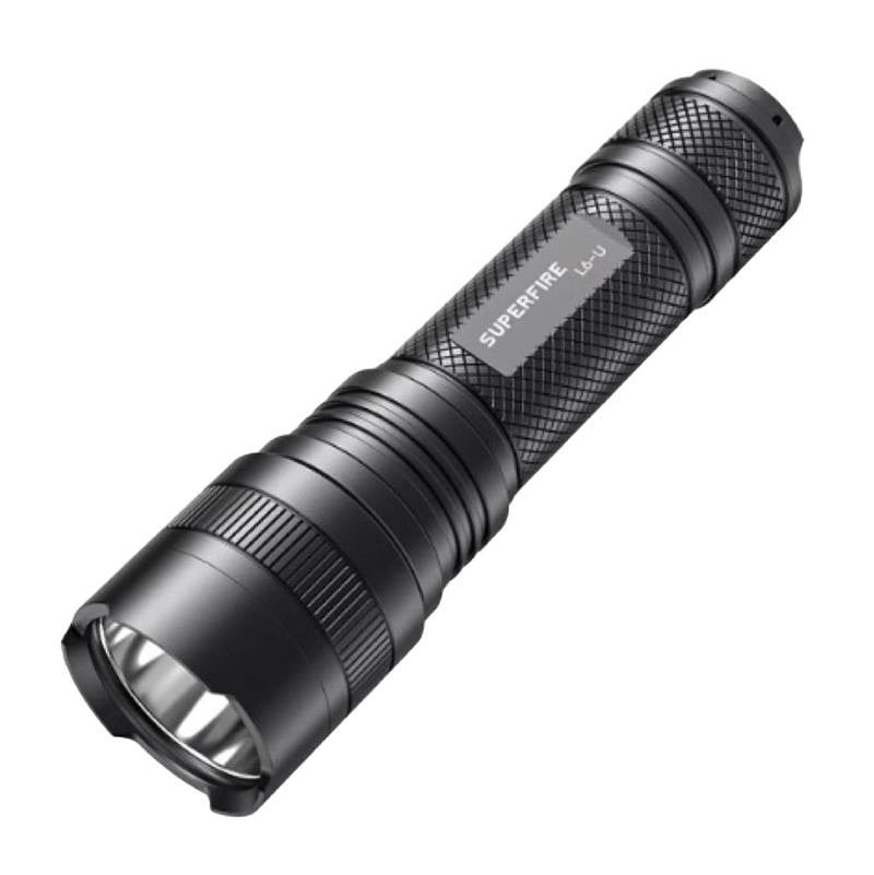 Φακός Superfire L6-U – 1480 lm, 330 μ., 5 λειτουργίες, 20W, USB-C