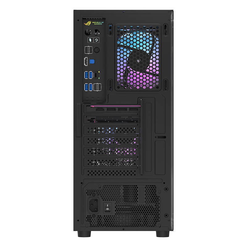 Darkflash A290 θήκη υπολογιστή (μαύρη) + 3 ανεμιστήρες