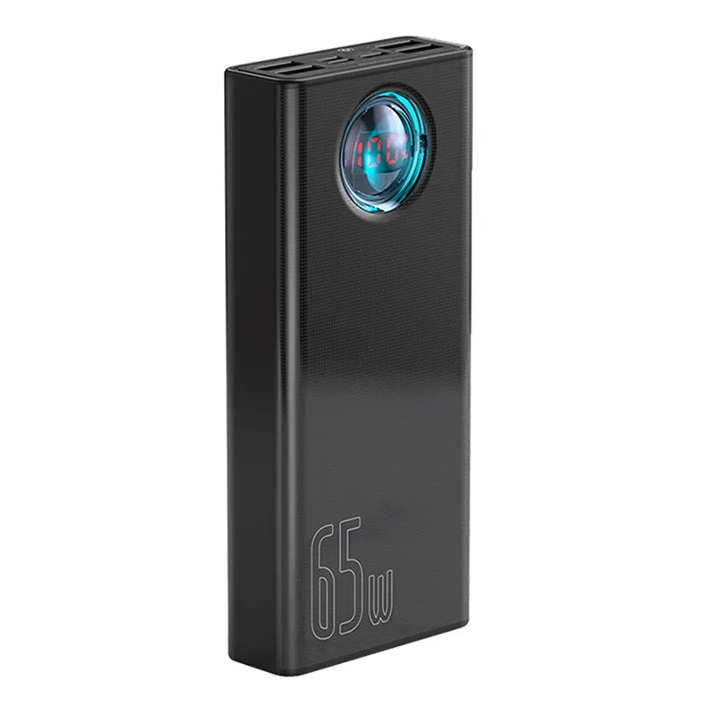 Baseus Powerbank Amblight 30000mAh 4xUSB USB-C 65W (Μαύρο)
