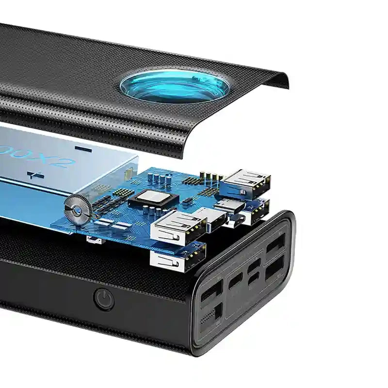 Baseus Powerbank Amblight 30000mAh 4xUSB USB-C 65W (Μαύρο)