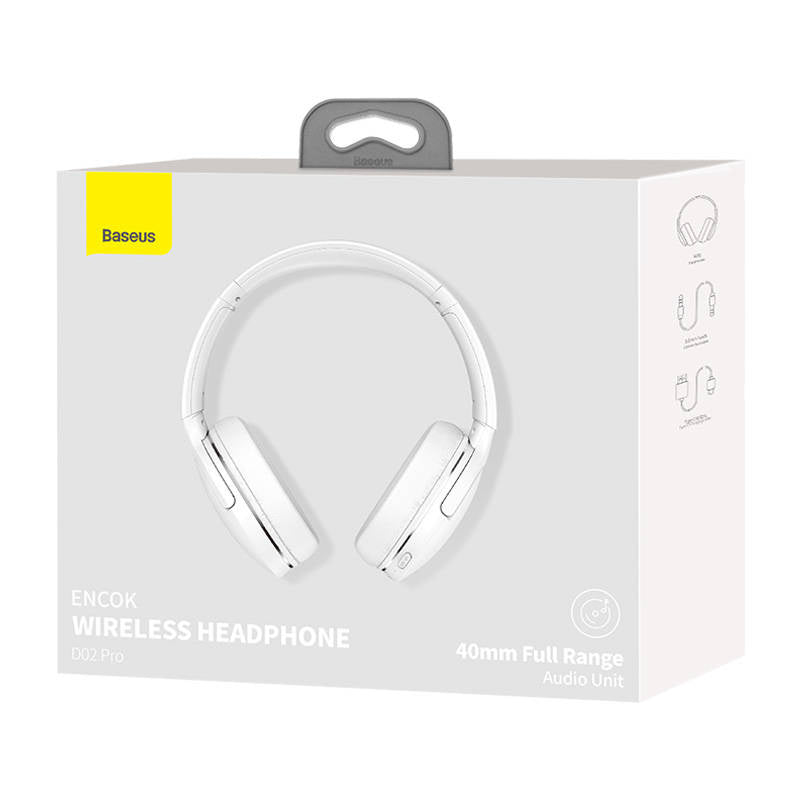 Baseus Ασύρματα Ακουστικά Encok D02 Pro Bluetooth 5.3 (Λευκό)