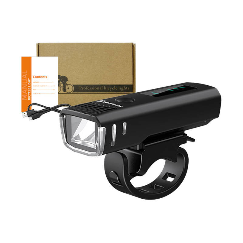 Φακός ποδηλάτου Superfire BL10 – USB, 4 λειτουργίες, 90 μ.