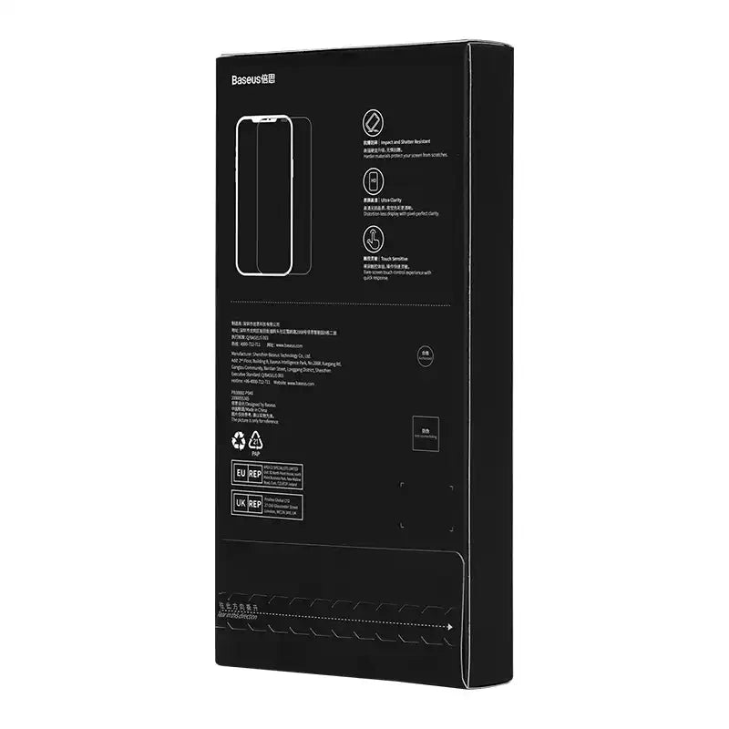 Baseus Προστατευτικό Οθόνης Tempered Glass Corning με Φίλτρο Σκόνης για iPhone 14 Pro Max (Διαφανές)
