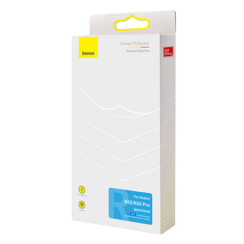 Baseus Προστατευτικό Οθόνης Tempered Glass για Redmi K60/K60 Pro (Διαφανές)