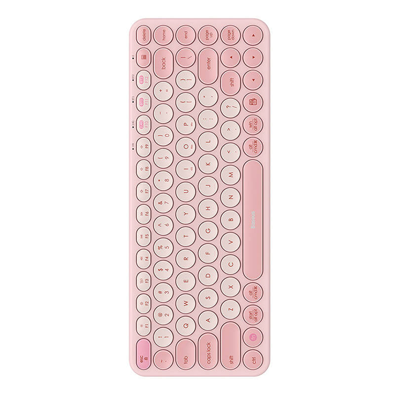 Baseus K01A Wireless Tri-Mode Keyboard Baby Pink