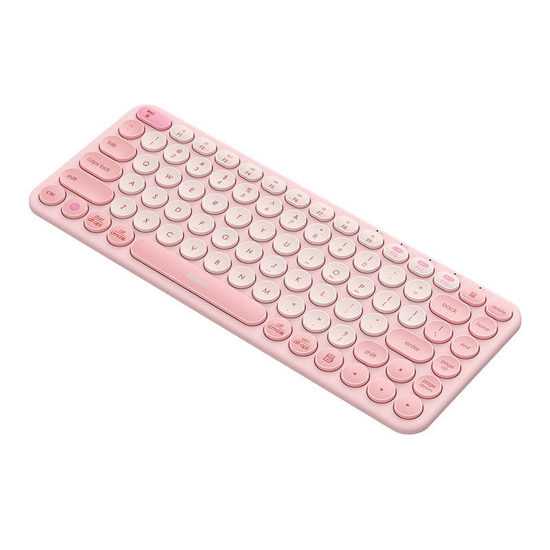 Baseus K01A Wireless Tri-Mode Keyboard Baby Pink