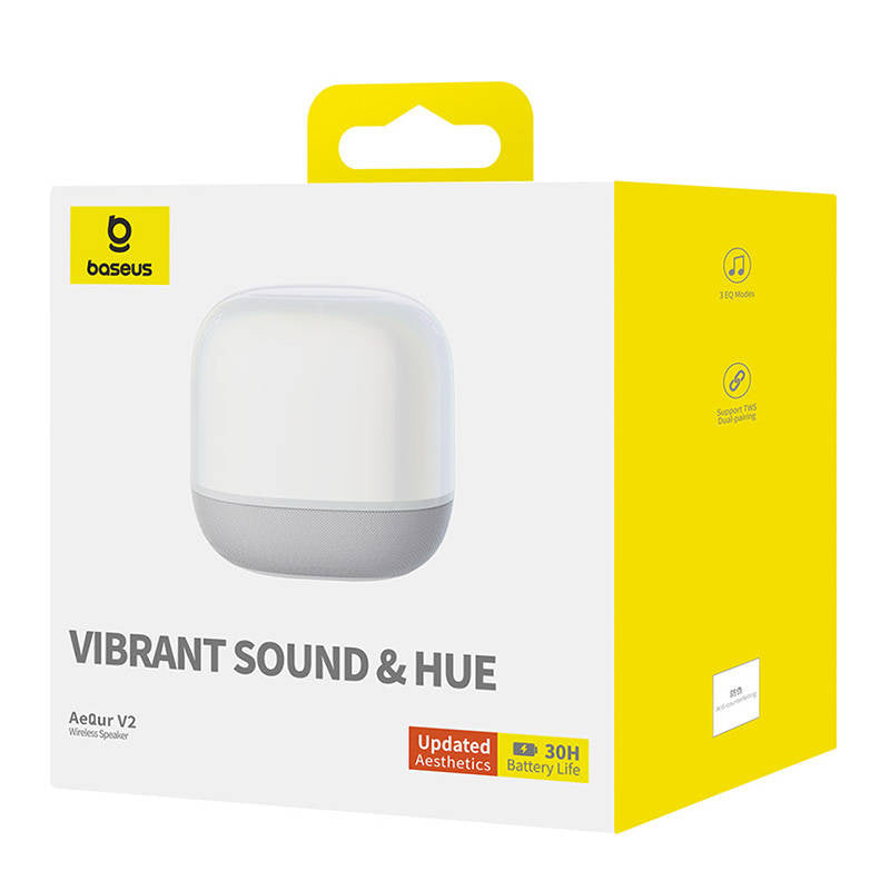 AeQur V2 Wireless Speaker Baseus (white)