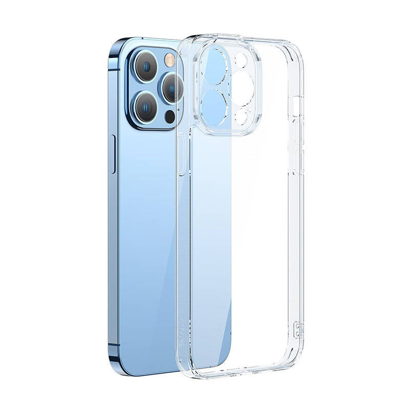 Baseus Θήκη SuperCeramic Glass και Προστατευτικό Οθόνης Temperred Glass για iPhone 14 Plus (Διαφανές)