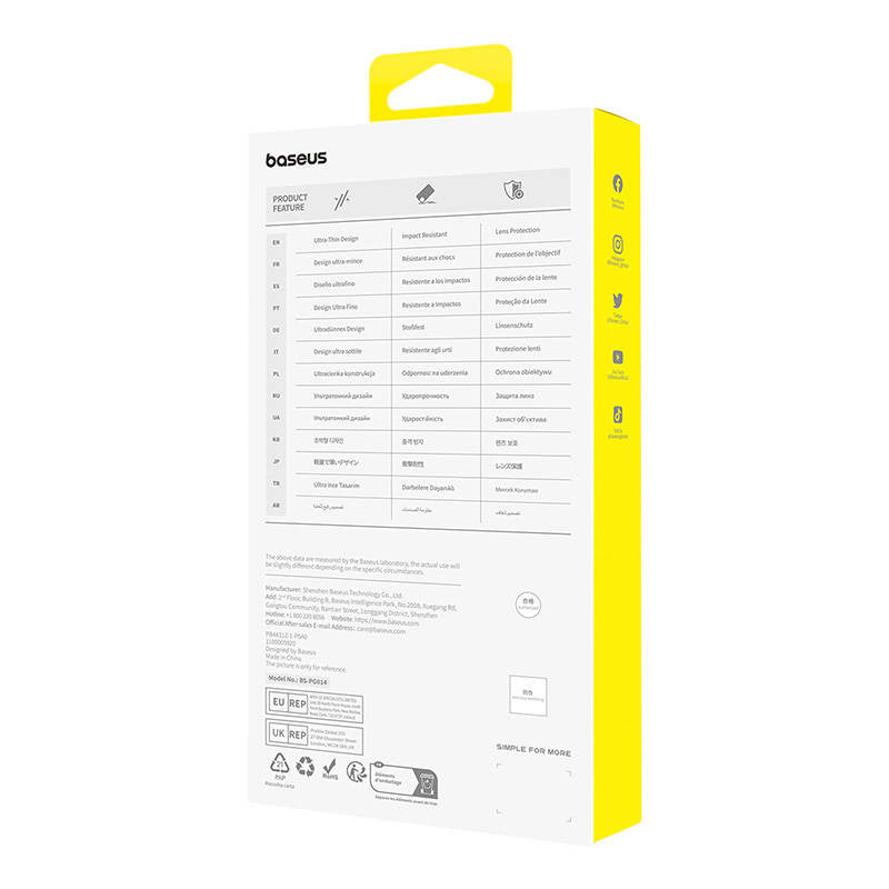 Baseus Θήκη OS-Lucent Series για iPhone 15 Plus (Διαφανής)