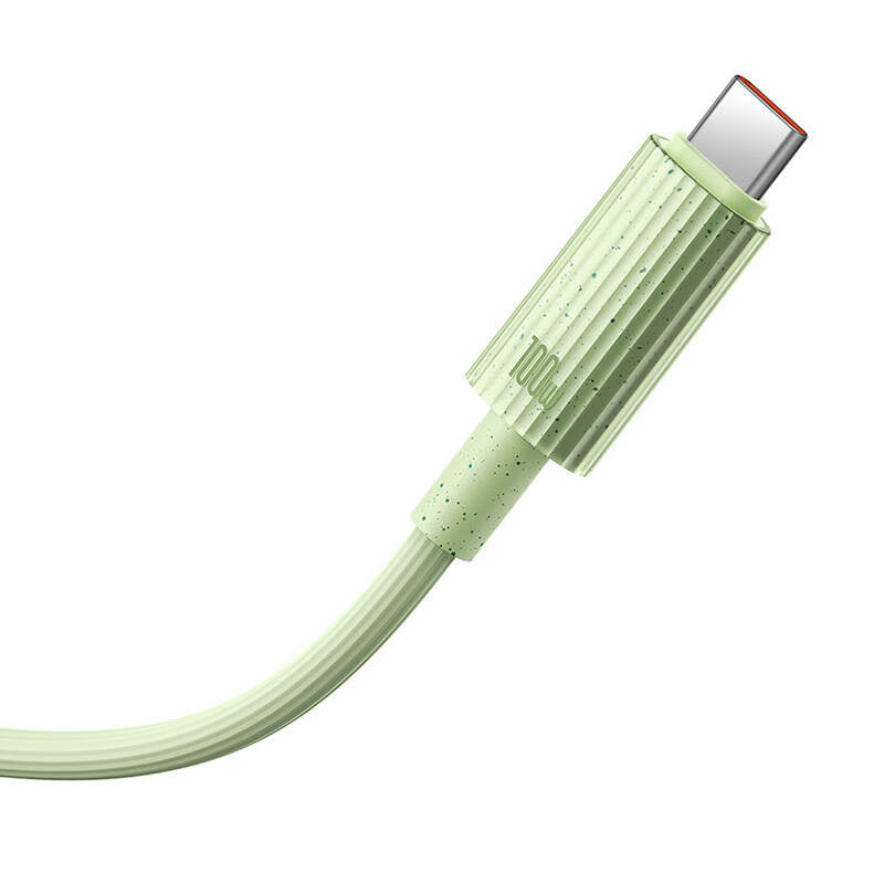 Baseus Καλώδιο Γρήγορης Φόρτισης USBσεUSB-C Habitat Series 100W, 1m (Πράσινο)