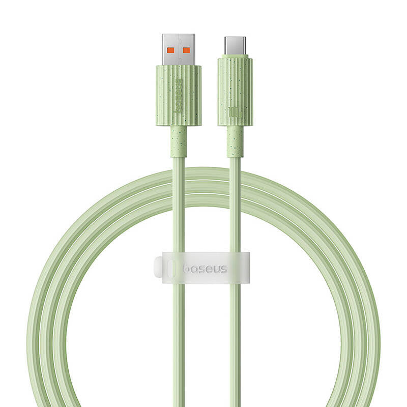 Baseus Καλώδιο Γρήγορης Φόρτισης USBσεUSB-C Habitat Series 100W, 1m (Πράσινο)