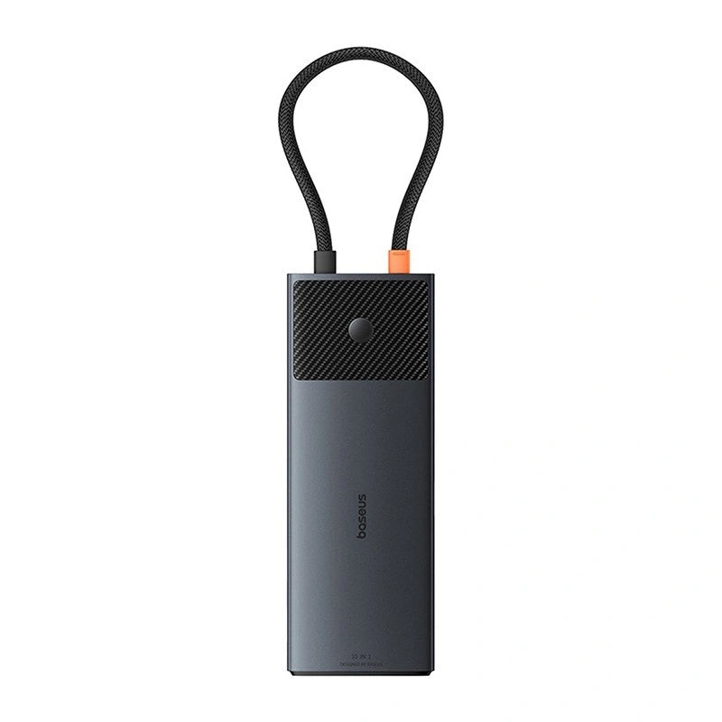 Baseus Docking Station 10σε1 USB-C σε 2xHDMI, 3xUSB-A, USB-C, RJ45, SD/TF, PD (Μαύρο)