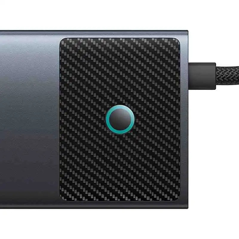 Baseus Docking Station 10σε1 USB-C σε 2xHDMI, 3xUSB-A, USB-C, RJ45, SD/TF, PD (Μαύρο)