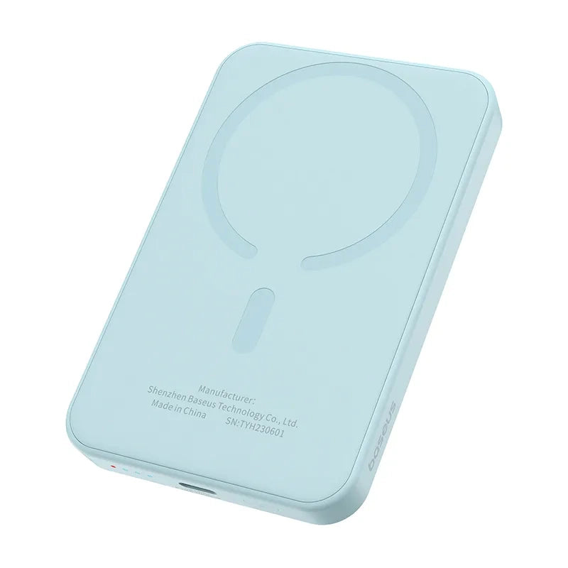 Baseus Powerbank Magnetic Mini 5000mAh, USB-C 20W (Γαλάζιο)
