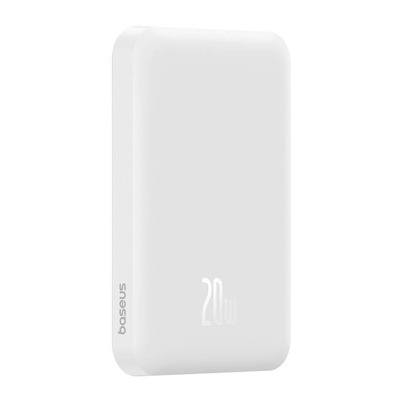 Baseus Powerbank Magnetic Mini 5000mAh, USB-C 20W (Λευκό)