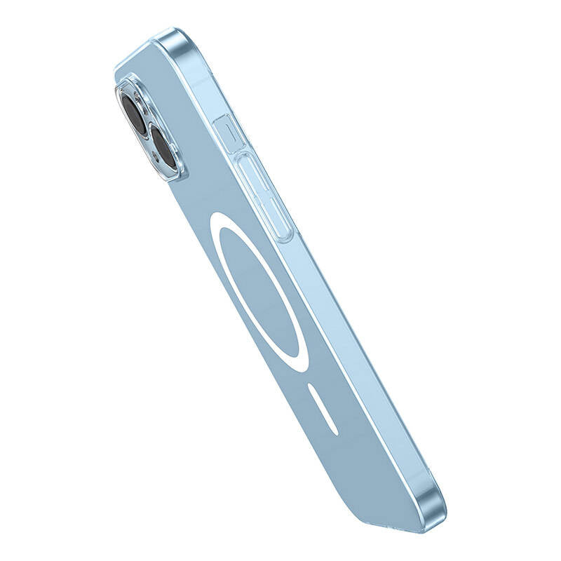 Baseus Μαγνητική Θήκη Crystal Series για iPhone 14 Plus + Προστατευτικό Οθόνης Tempered Glass (Διαφανές)