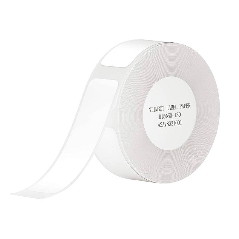 Niimbot Αυτοκόλλητες Θερμικές Ετικέτες 15x50mm, 130τμχ (Λευκό)