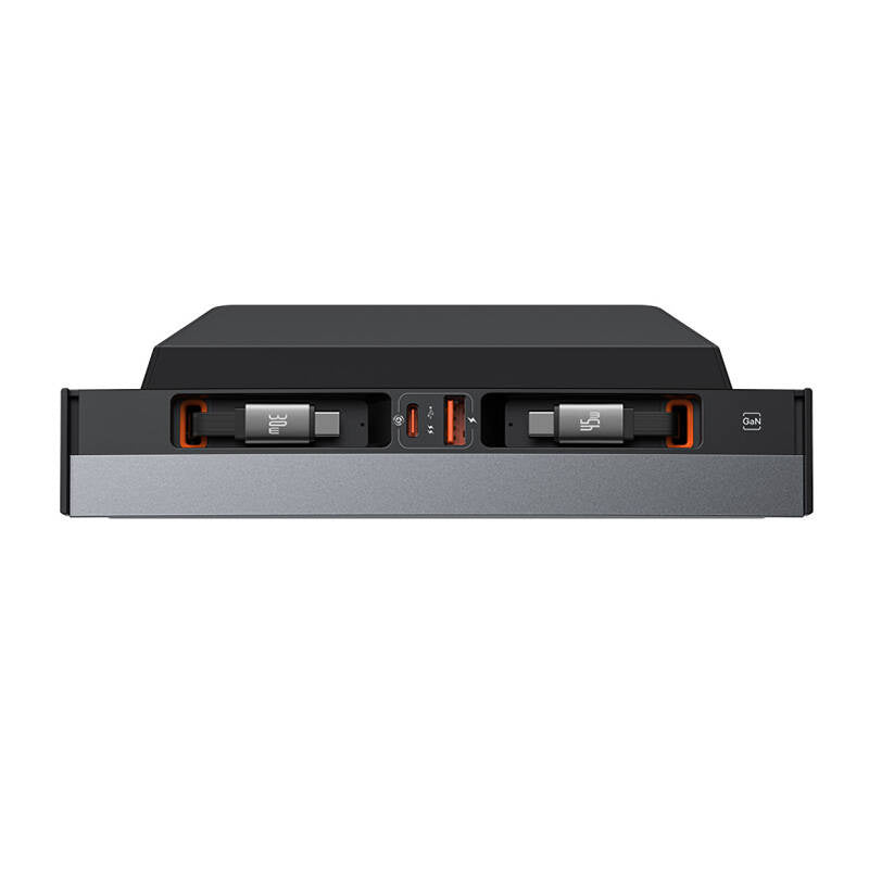 Baseus Hub T-Space με Καλώδια USB-C σε USB-C για Αυτοκίνητα Tesla (Μαύρο)