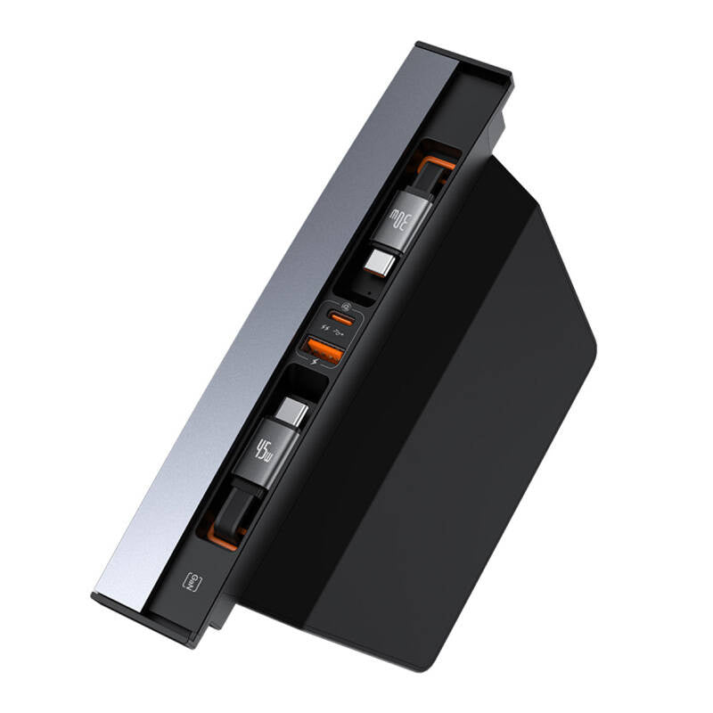 Baseus Hub T-Space με Καλώδια USB-C σε USB-C για Αυτοκίνητα Tesla (Μαύρο)