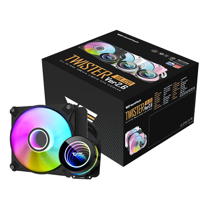 Darkflash Σύστημα Υδρόψυξης DX120 V2.6 (Μαύρο)