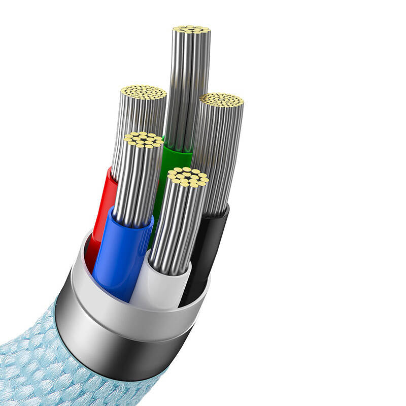 Baseus Crystal Shine USB-C to iP cable, 20W, 2m (blue)