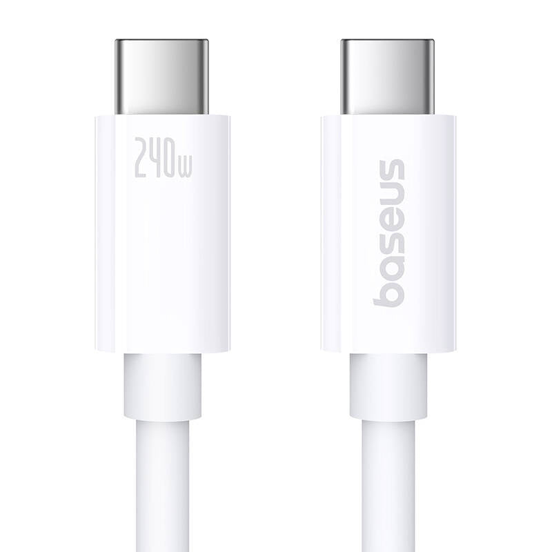 Baseus Superior Series 2 USB-C to USB-C USB4 cable, 240W, 1m (white)
