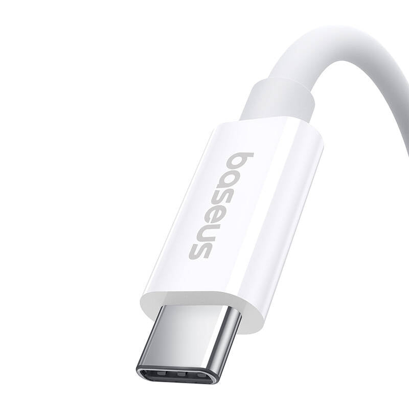 Baseus Superior Series 2 USB-C to USB-C USB4 cable, 240W, 1m (white)