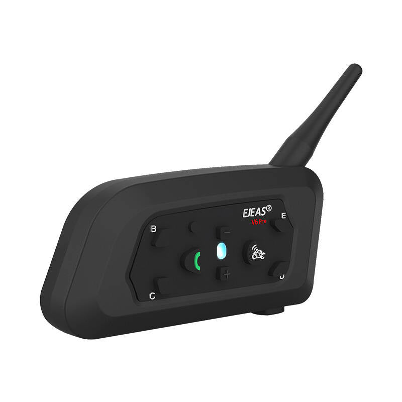 EJEAS Ενδοεπικοινωνία για Κράνος Μηχανής V6PRO+ (Μαύρο)