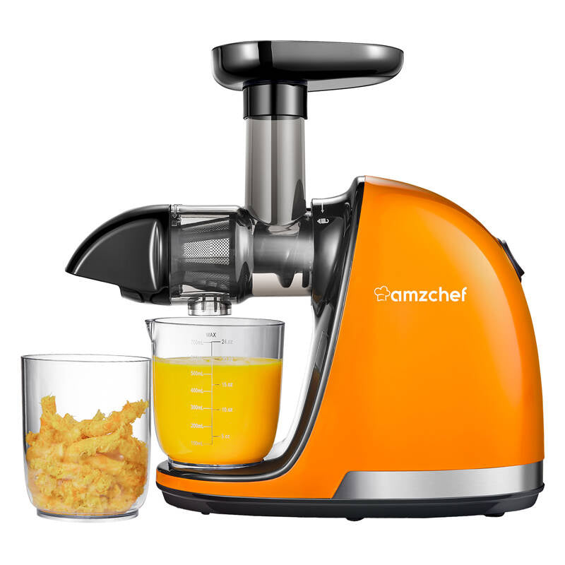 AMZCHEF Slow Juicer ZM1501-OG-SM (orange)