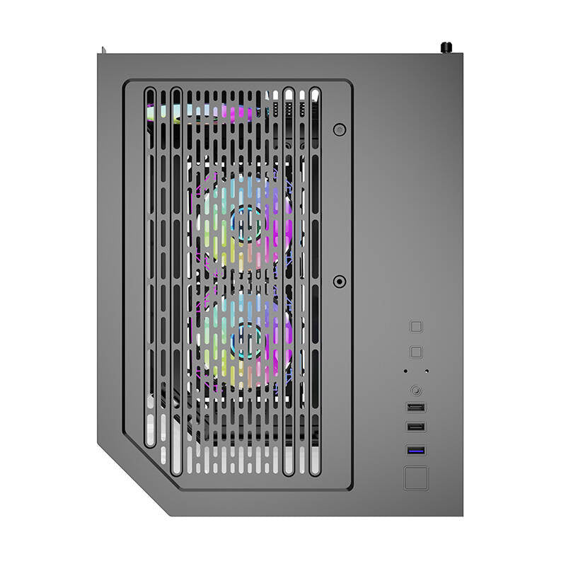 Darkflash Computer Case FT350 + 5 aRGB fans (black)