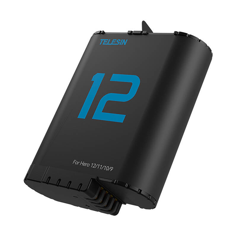 Lithium battery TELESIN for GoPro Hero 12/11/10/9 (blue)