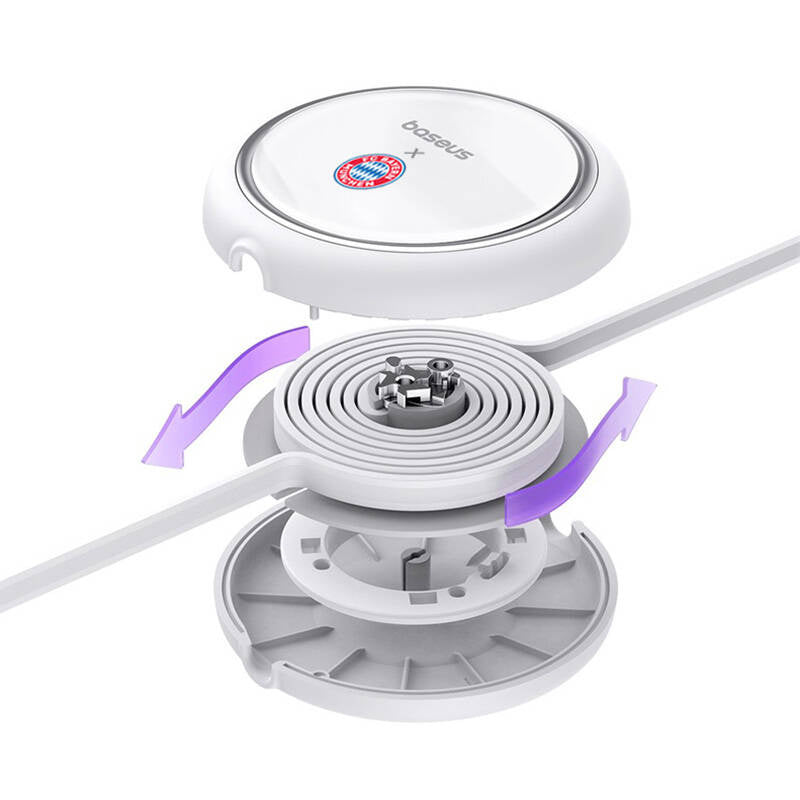 Baseus Free2Pull Cable C to C 100W (white) Bayern Edition