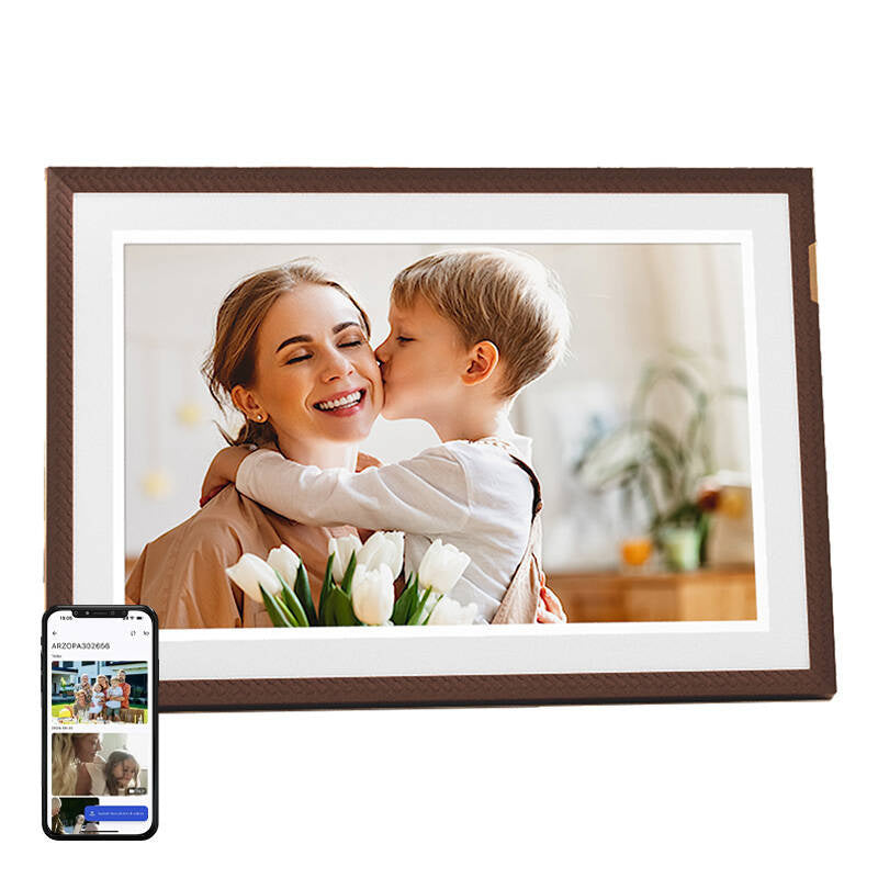Arzopa Smart Photo Frame D10 10.1" (dark brown)