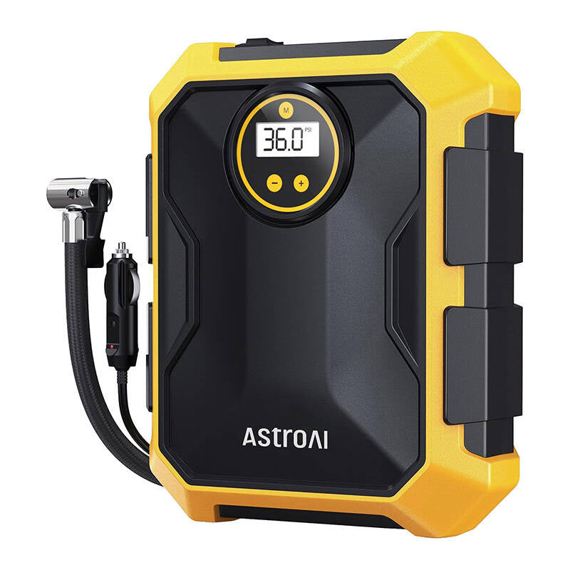 Air Compressor AstroAI 12V DC 100PSI (Yellow)