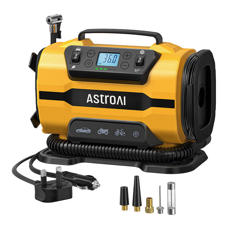 Portable Tire Infla AstroAI 150 PSI 12V DC/110V AC