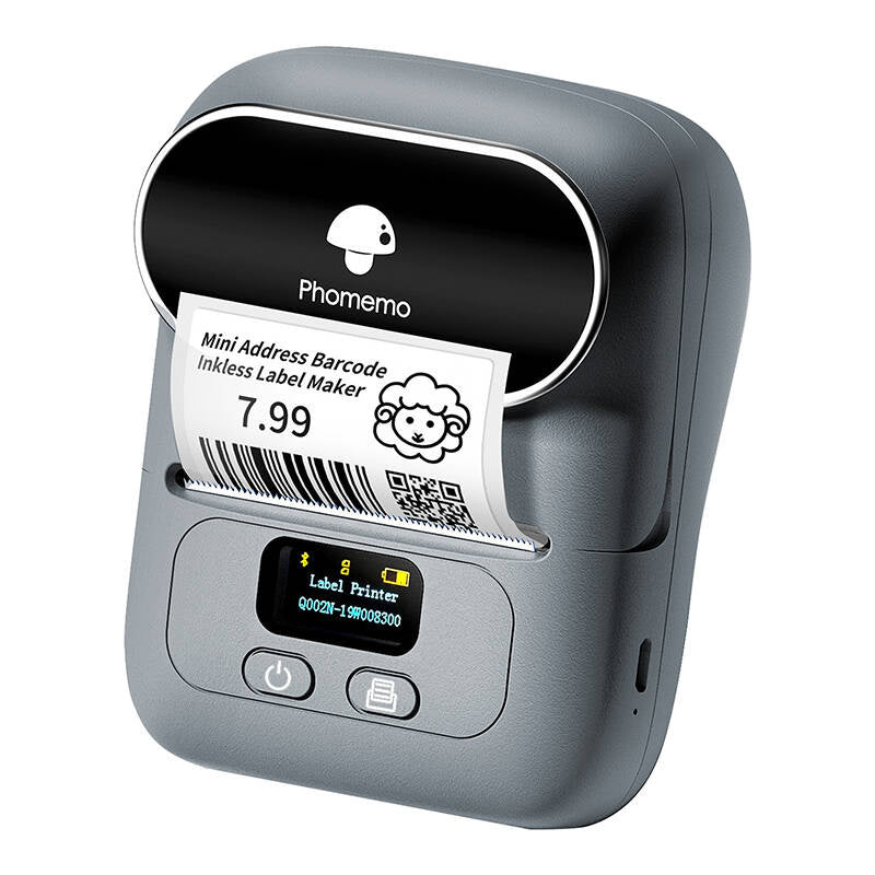 Portable label printer Phomemo M110 (Gray)