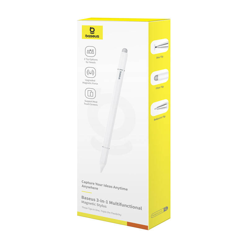 Magnetic Stylus Baseus Smooth Writing III 3-in-1 (white)